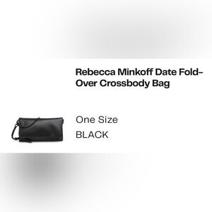 Rebecca Minkoff fold over crossbody bag
